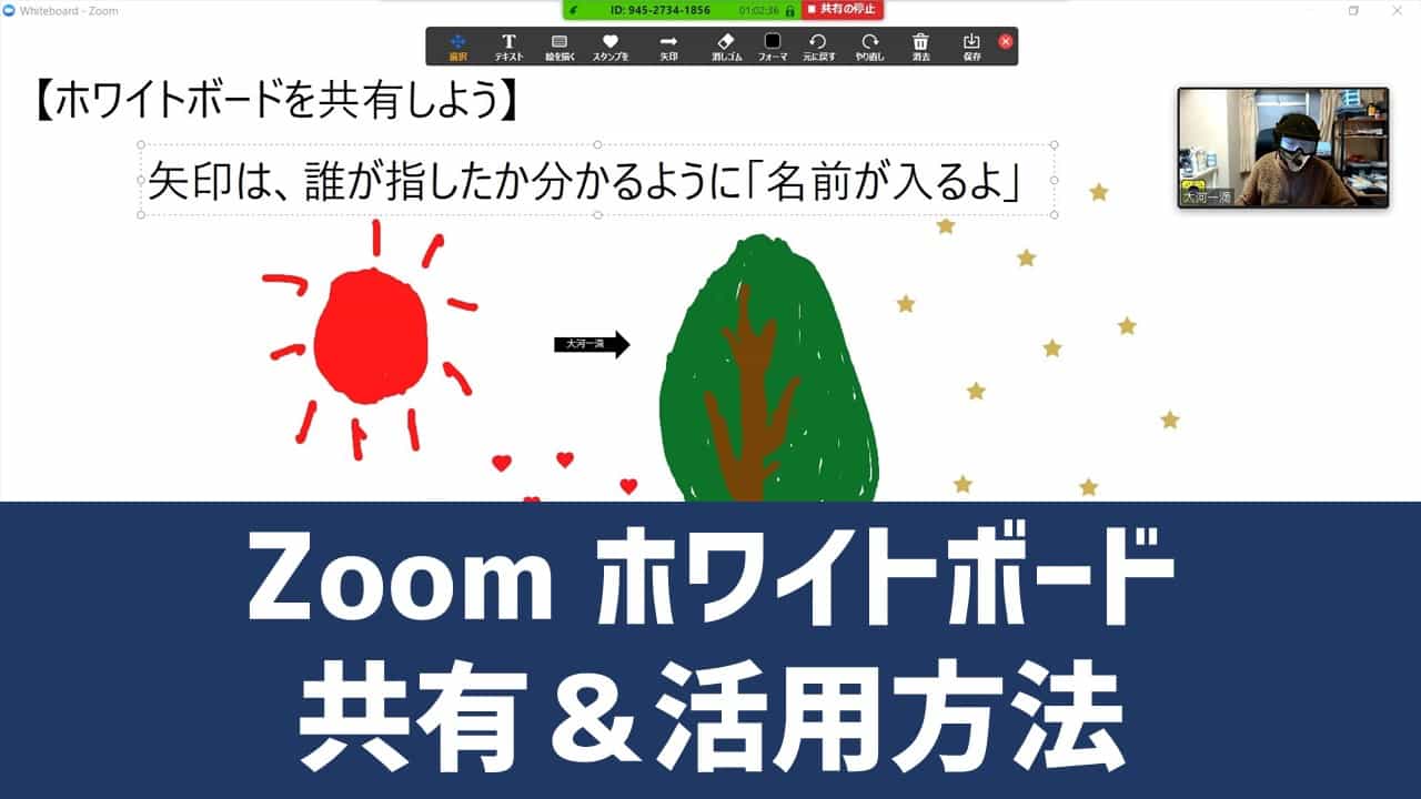 【簡単図解】Zoomホワイトボードの使い方・活用方法 あそびdeまなぶ