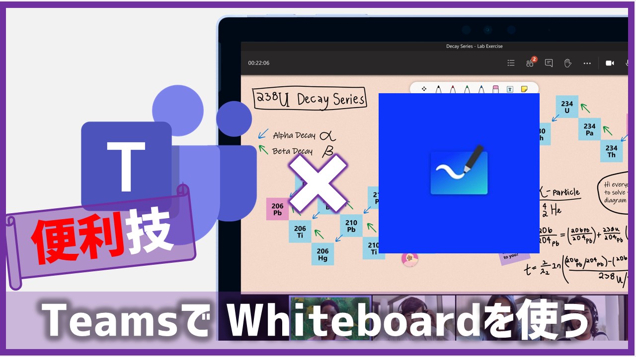 【簡単図解】Microsoft TeamsとWhiteboardを連携させて使う方法 あそびdeまなぶ