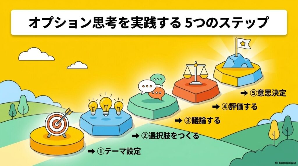 理想の選択を導き出す！「オプション思考」で客観的な意思決定を 