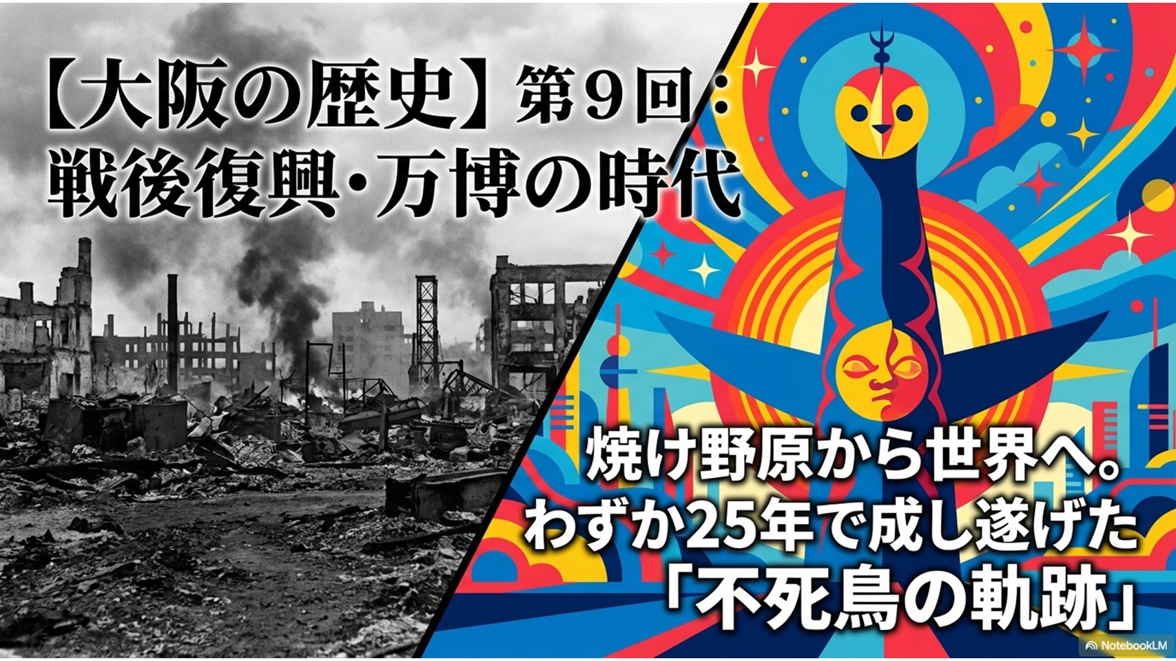 大阪の歴史】第9回「戦後復興・万博の時代」 | あそびdeまなぶ